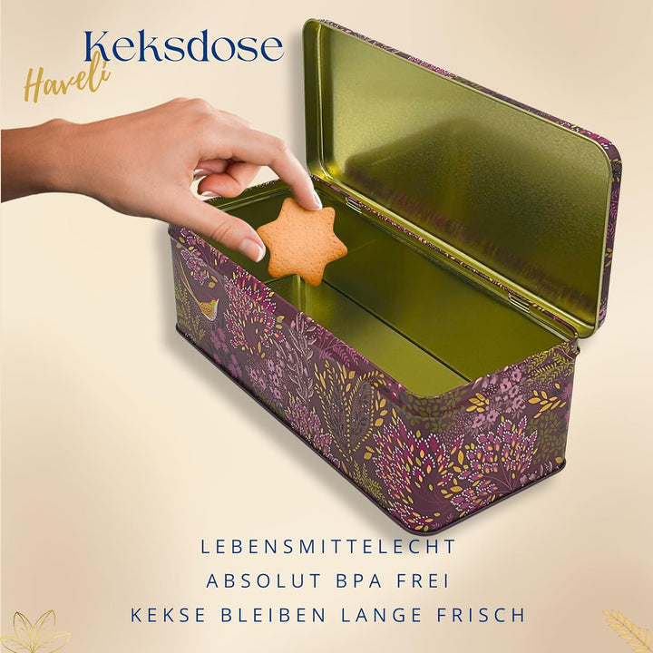 MediMuc Geschenkdose Design Sara Miller - Liebevoll gestaltete rechteckige Vorratsdose - Motiv Havel