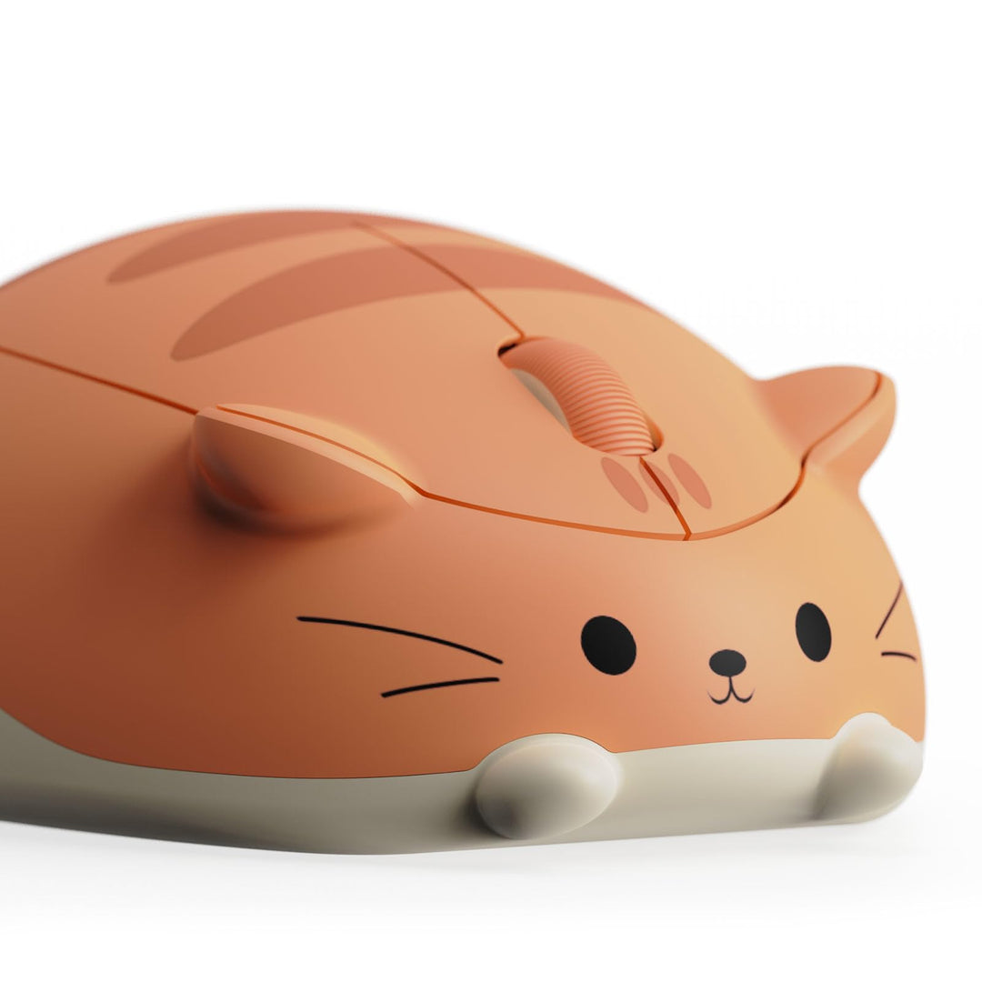 Akko Wireless Gaming Mouse Cat Theme,3200DPI Optical Cute Mouse, Tri-Mode-Mäuse Bluetooth 3.0/5.0/2.