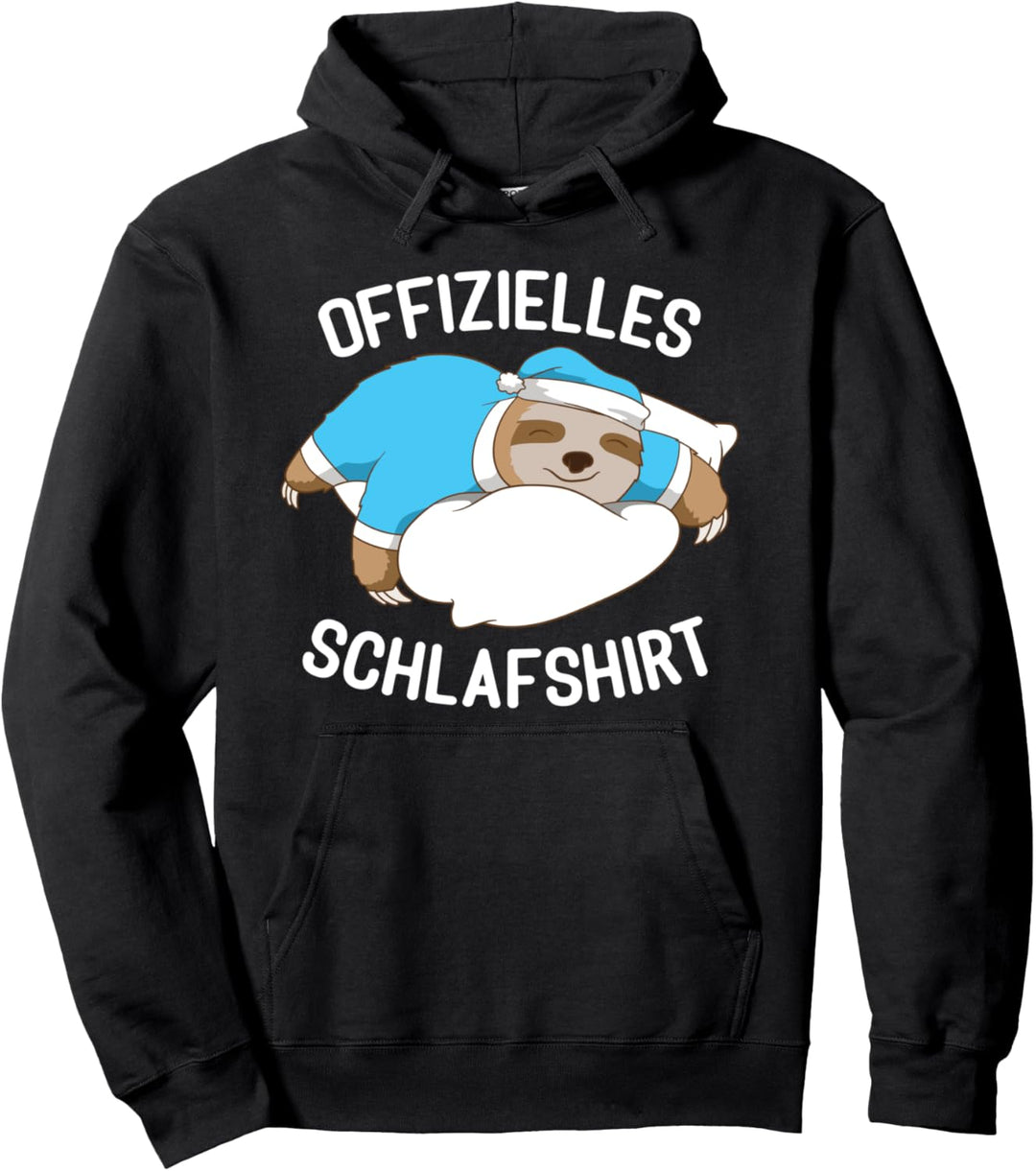 Faultier Sloth Mein Offizielles Schlafshirt Pyjama Faultier Pullover Hoodie