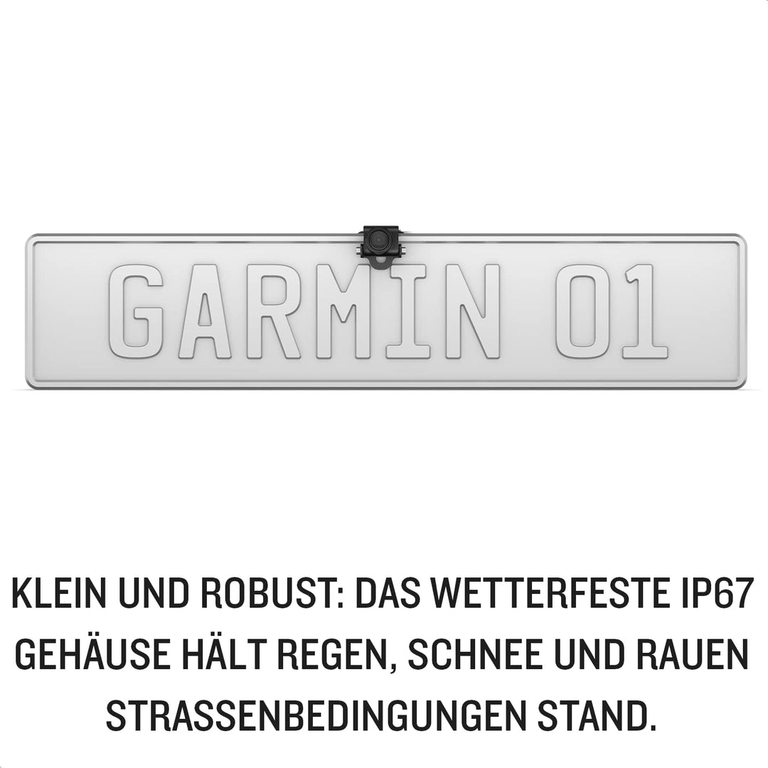 Garmin BC 50 – Drahtlose Rückfahrkamera mit 720p HD-Auflösung und Bildübertragung auf kompatible Gar