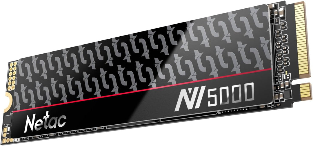 Netac NV5000 2TB NVMe 1.4 Interne SSD M.2 PCIe 4.0 Geschwindigkeit bis zu 5000MB/s, für PC, PS5, tra