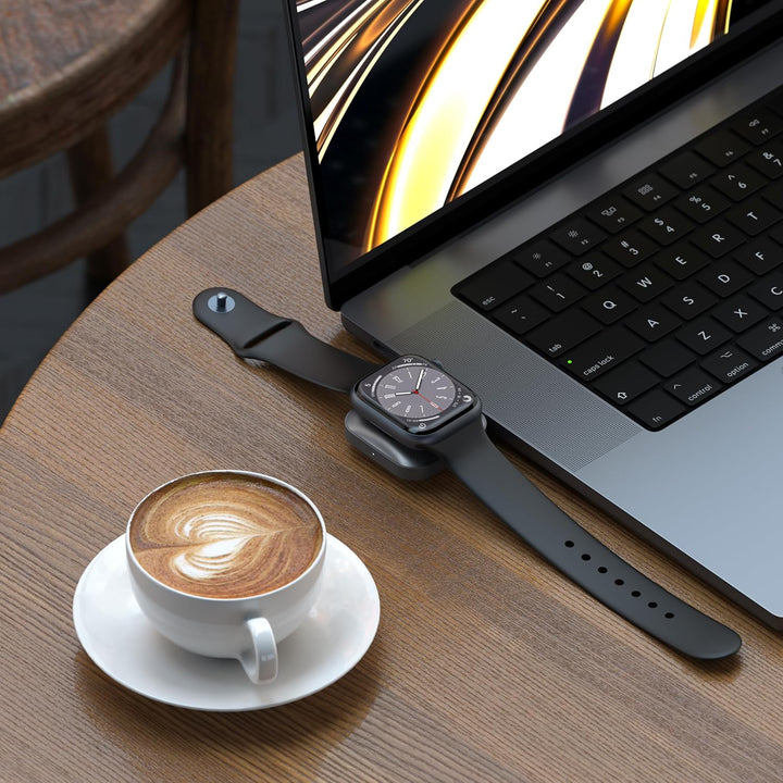 SATECHI Apple Watch Ladegerät USB-C [MFi-Zertifiziert] Tragbares 5W Ladegerät – Kompatibel mit Serie