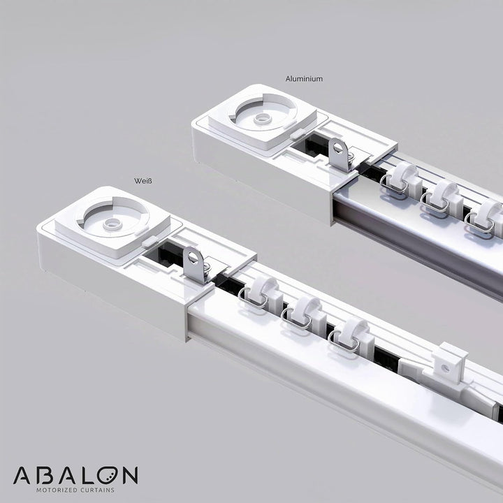 ABALON Motorisierte Vorhangschiene mit Fernbedienung (Not Wifi), 1-6 Meter, Aluminium, elektrische v