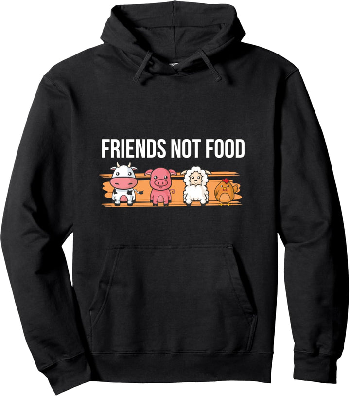 Tiere sind Freunde und kein Essen Vegetarier Veganer Pullover Hoodie