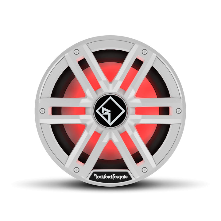 Rockford Fosgate Color Optix M2D4-10S - 25 cm Passiv Subwoofer mit 1600 Watt (RMS: 400 Watt) - weiss