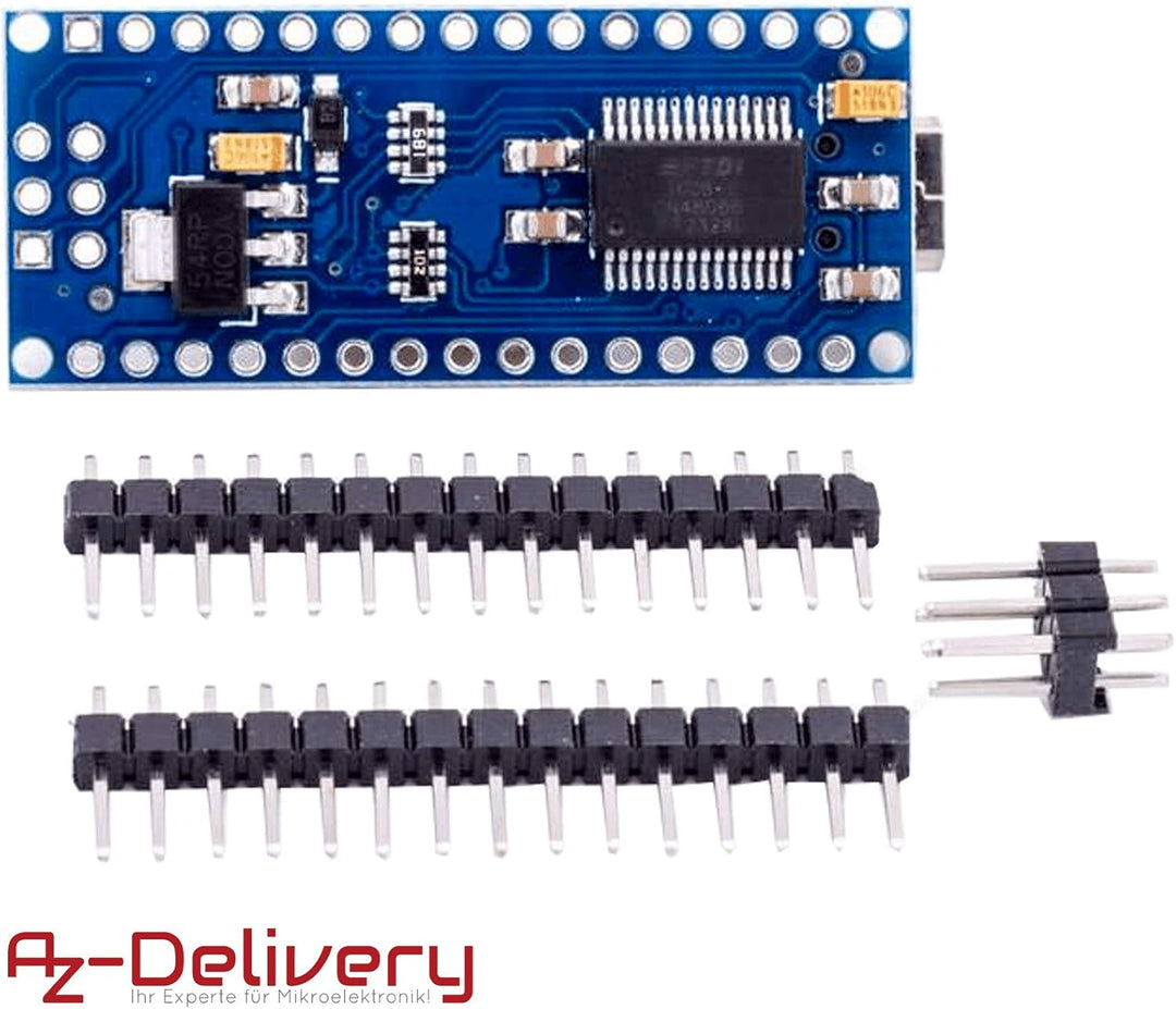 AZDelivery 3 x AZ-Nano V3-Board inkl. mit FT232RL kompatiblem Chip und ATmega328 16MHz ATmega328P ko