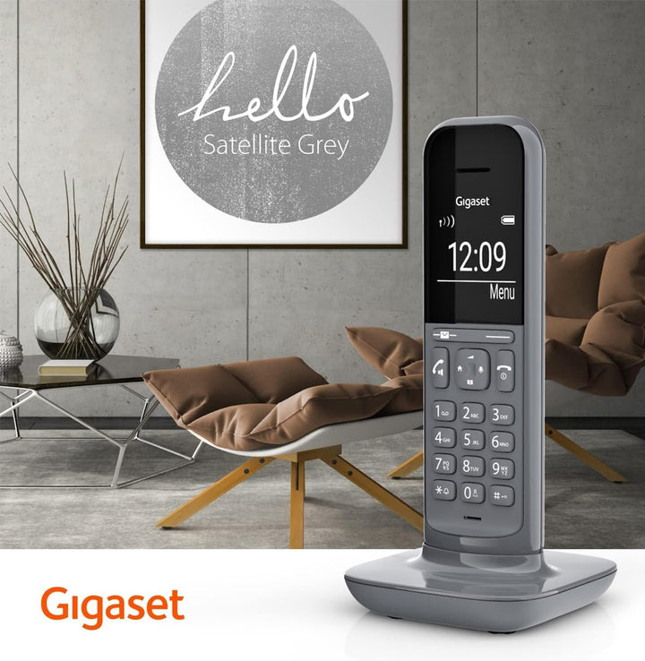 Gigaset CL390 - Schnurloses Design DECT-Telefon - Freisprechfunktion- 2 Akustik-Profile, Grafik Disp