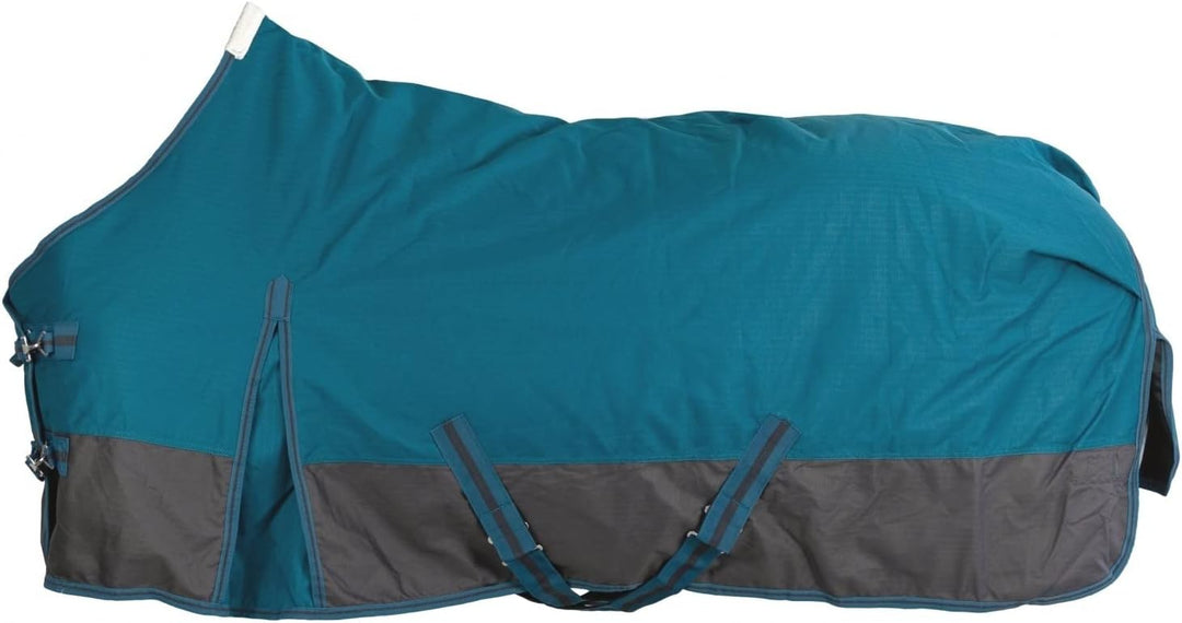 RL24 - Weidedecke High Neck Polarfleece 600D BASICLINE Petrol/Graphit 95cm Petrol/Graphit (Altes Mod