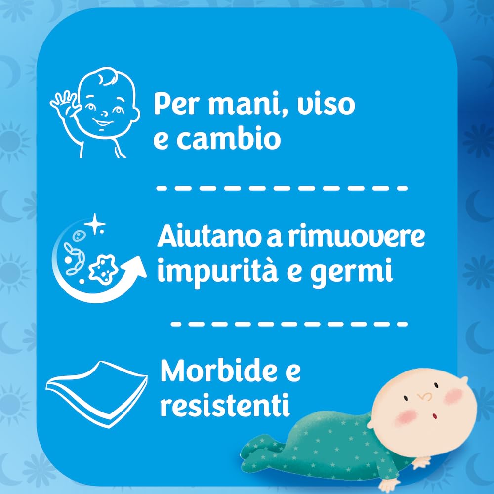 Pampers Tücher Sonne und Mond mit Kamille und neuem Design, 936 Tücher