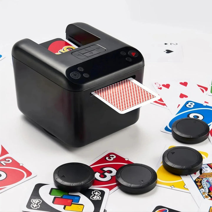Automatischer Elektrischer Kartensendemaschine, kompatibel mit Poker und UNO, Fähigkeit für 3 Karten