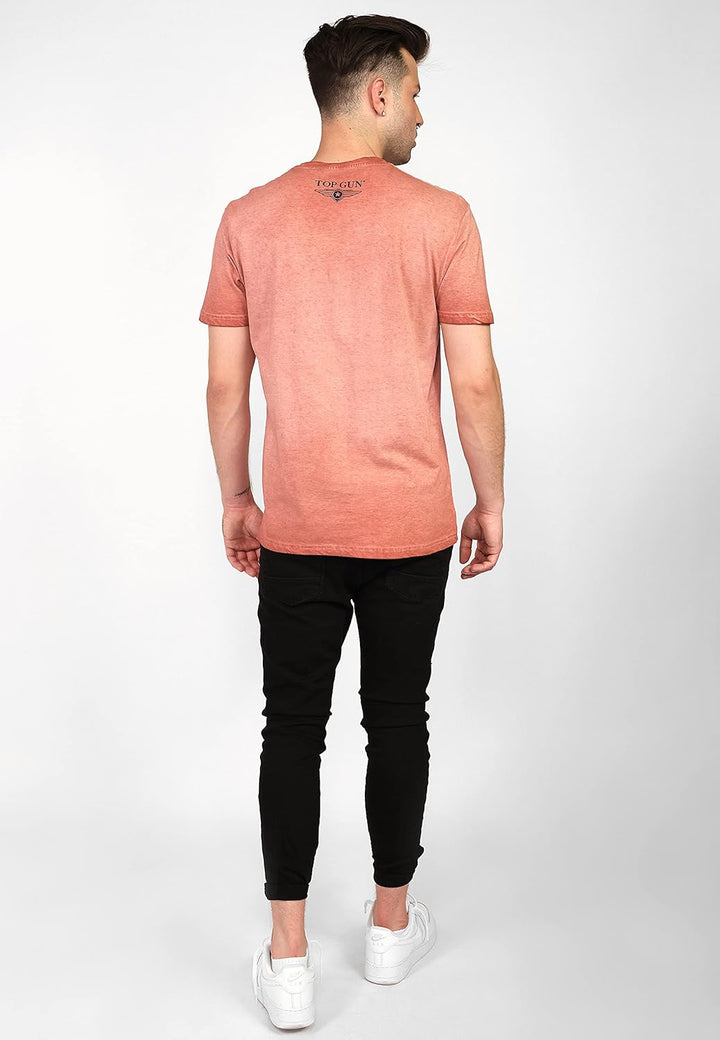 Top Gun Herren T-Shirt Construction Tg20191039 Red,XL