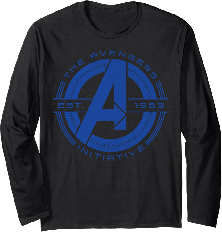 Marvel The Avengers Initiative Circle Logo Langarmshirt