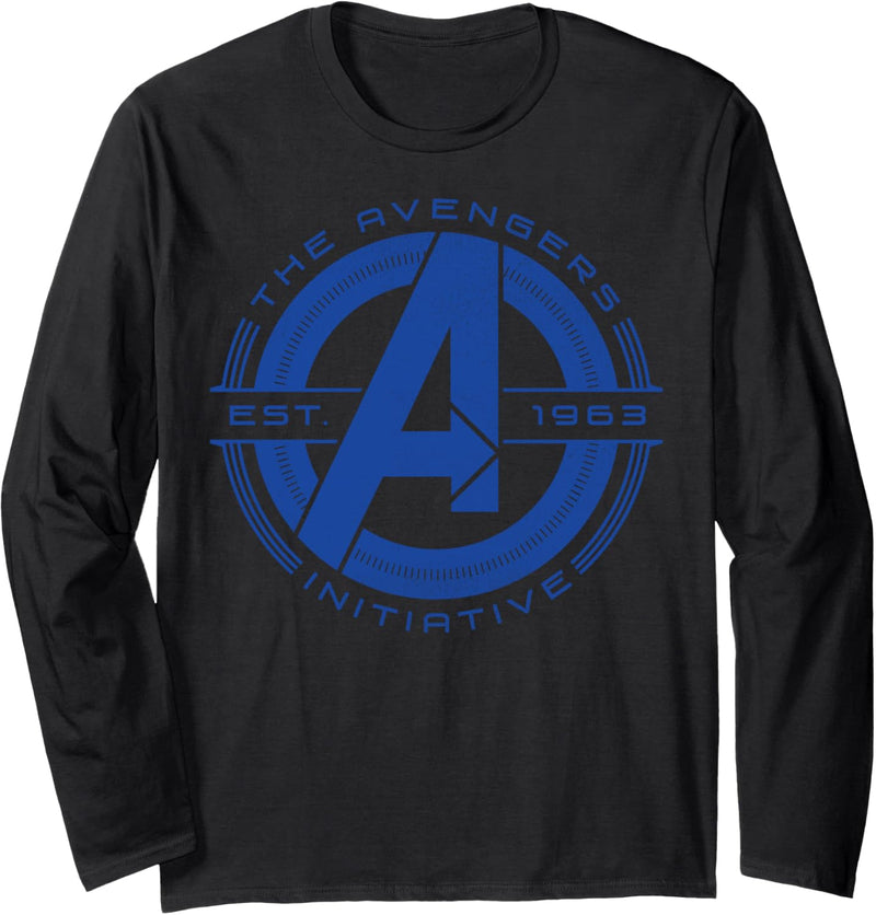 Marvel The Avengers Initiative Circle Logo Langarmshirt