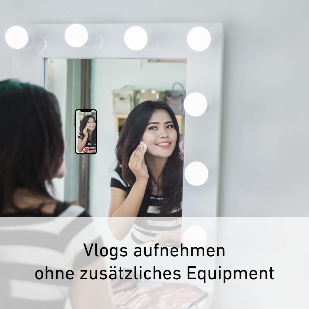 Silikon Saugnapf Handyhalterung, selbst-klebend, Kompatibel mit Allen gängigen iPhone- und Android M