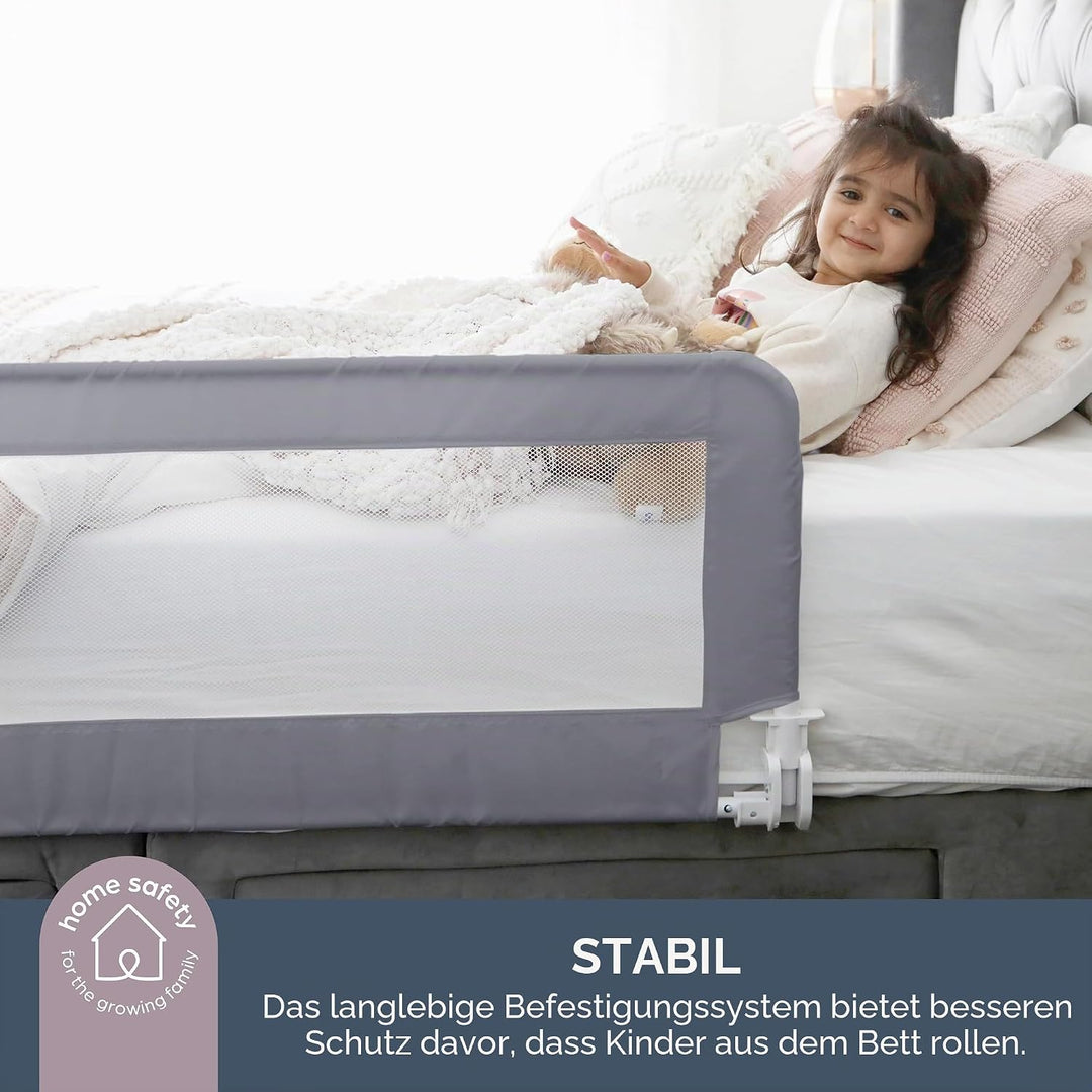 Dreambaby F761 Phoenix Bettgitter Rausfallschutz Grau, Grey, 110cm x 45.5cm 110cm x 45.5cm Phoenix G