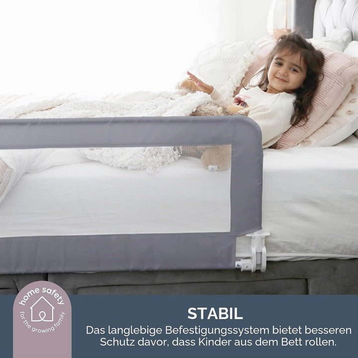 Dreambaby F761 Phoenix Bettgitter Rausfallschutz Grau, Grey, 110cm x 45.5cm 110cm x 45.5cm Phoenix G