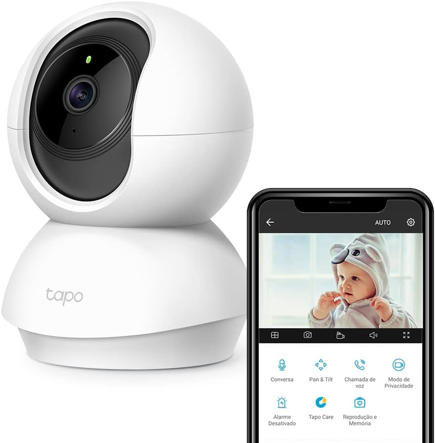 Tapo TP-Link C200 360°-WLAN-Überwachungskamera für den Innenbereich, FHD 1080P, Nachtsicht & Intenso