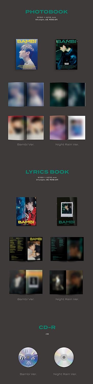 Bambi-3rd Mini Album-Inkl.Photobook, Audio-CD