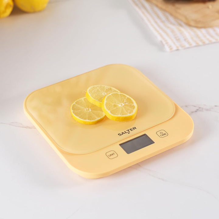 Salter British Bakes Digitale Küchenwaage – Hohe 10kg Kapazität, misst Flüssigkeiten, wasserdicht, T
