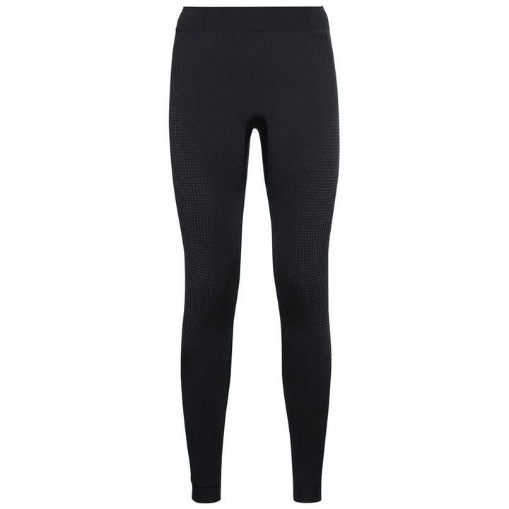Odlo Damen Leggings Bl Bottom Long Performance Warm Eco, Black - New Odlo Graphite Grey