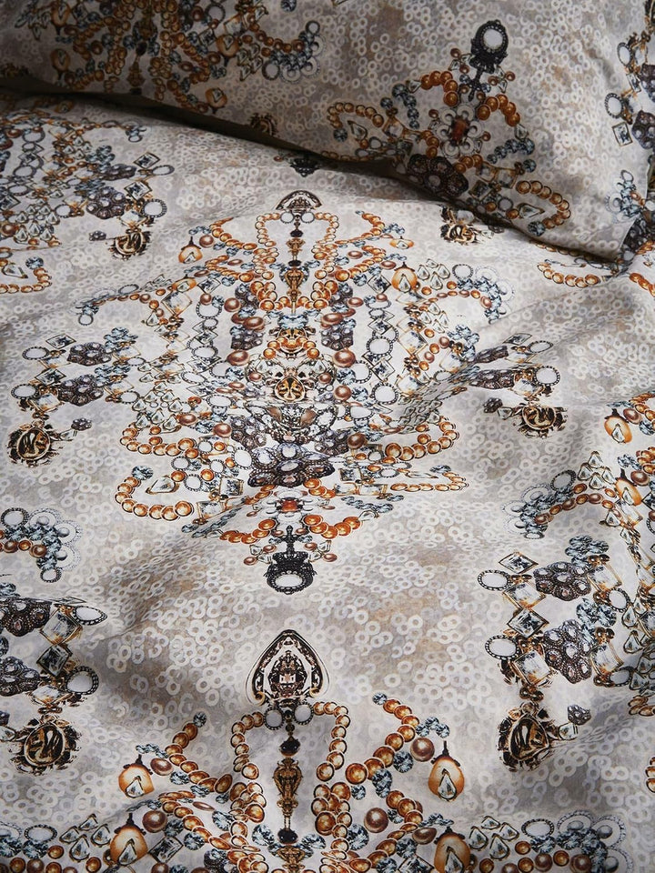 Essenza Bettwäsche Feline Duvet I Grösse 200x200 2 80x80 cm I Farbe Sand