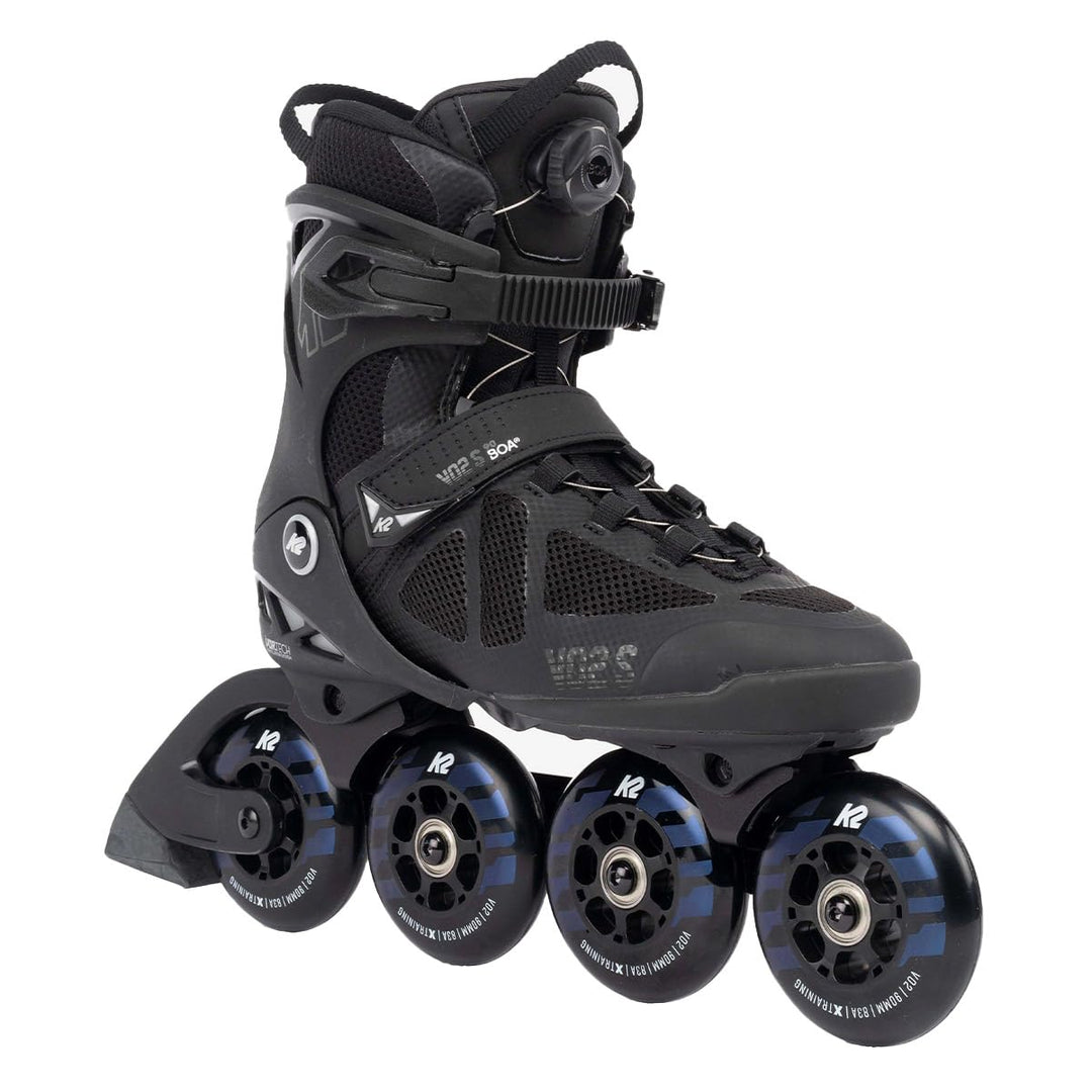 K2 Skates Unisex Inline Skates VO2 S 90 BOA, black - night, 30G0132 EU: 47 (UK: 11.5 / US: 12.5) bla