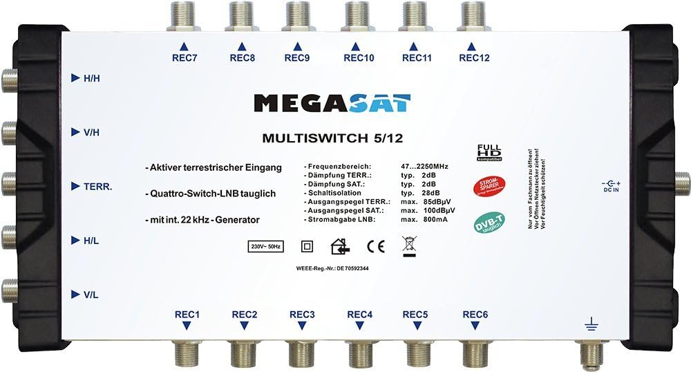 MegaSat 600205, Silber