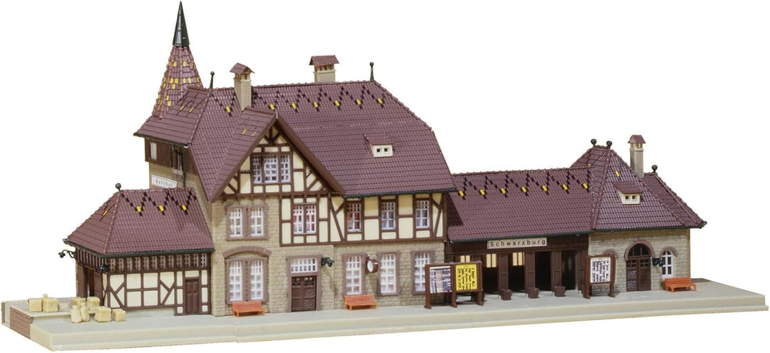 FALLER 212111 - Bahnhof „Schwarzburg“, 27.6 x 7.1 x 38.9 cm