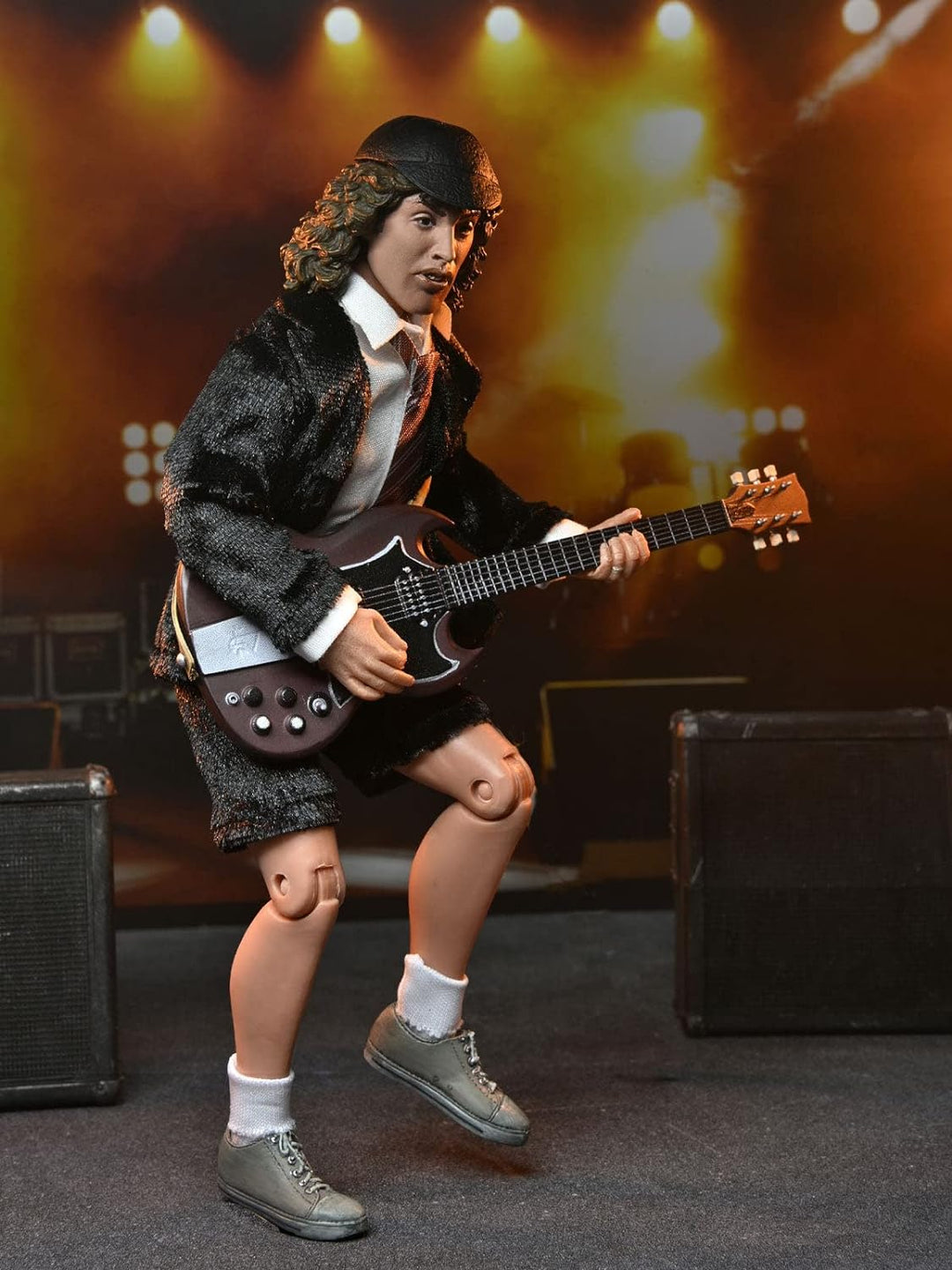 NECA AC/DC Actionfigur Angus Young Highway to Hell Multicolor, aus Kunststoff, Hersteller