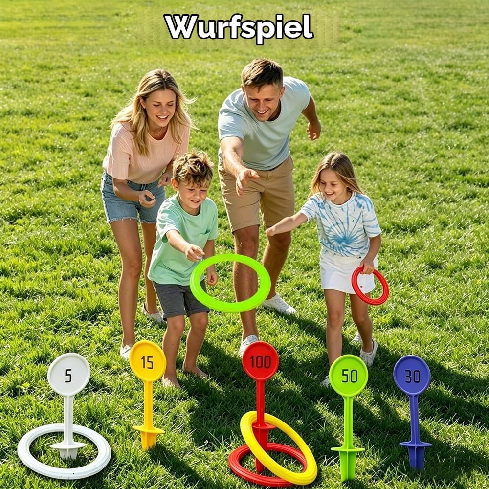 Outdoor Spiele Gartenspiele für Kinder Erwachsene, Kindergeburtstag Partyspiele - Sackhüpfen Säcke,