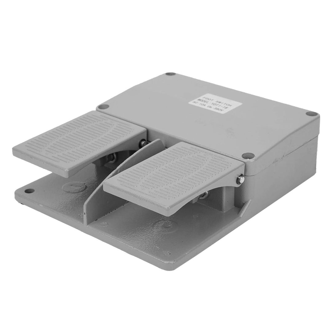 Rutschfeste doppelte Fussschalter Legierung 380V AC 10A Elektrische Schalter YDT1‑16 Industrieller F