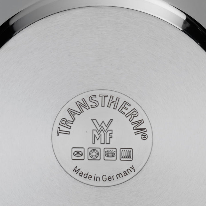WMF Gourmet Plus Stielkasserolle 20cm, Metalldeckel mit Dampföffnung, Kochtopf klein 2,5l, Induktion