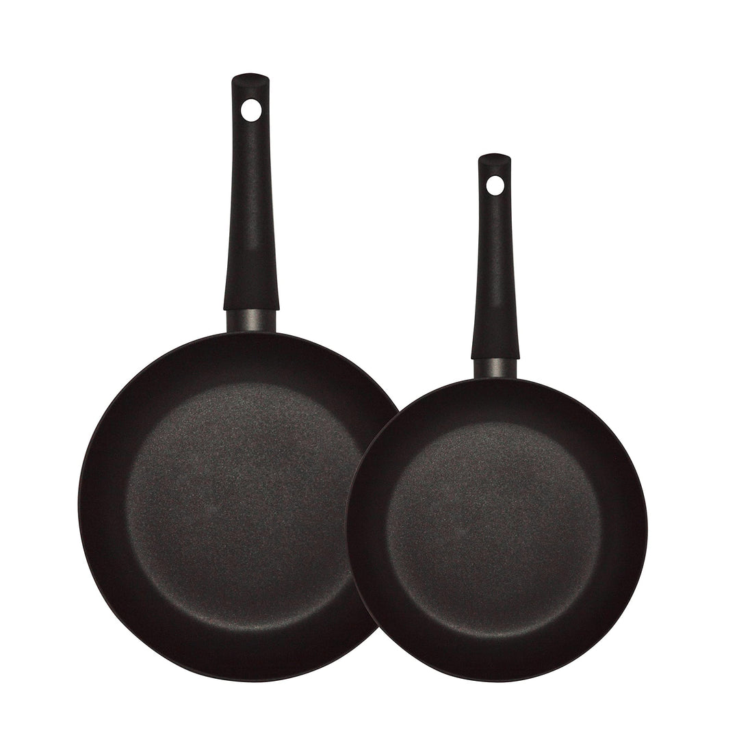 Pintinox Prima Collection Schwarz 2er-Set Bratpfannen Induktion Ø 20-24 cm