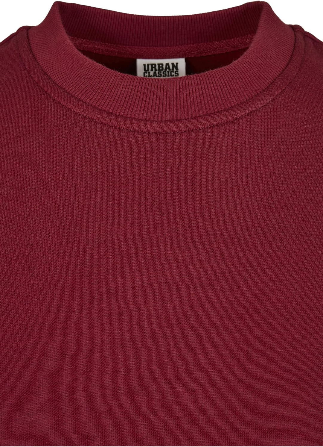 Urban Classics Damen Ladies Organic Oversized Crew L Grosse Grössen Burgundy, L Grosse Grössen Burgu