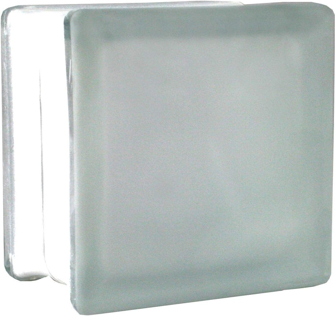Fuchs Design 5 Stück Glassteine Wolke Klar 1-seitig satiniert 11,5x11,5x8 cm, 1-seitig satiniert 11,