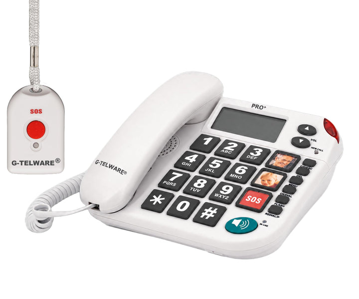 PRO (Weltneuheit) Silence SOS Technik/SOS Param.einstellb./2026er Modell Haus Notruf Seniorentelefon