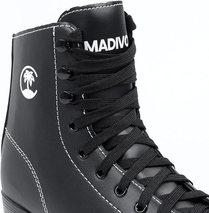 MADIVO Classic Damen Klassische Retro Rollschuhe | ABEC-7 Kugellager | Mädchen Roller Skates Inliner