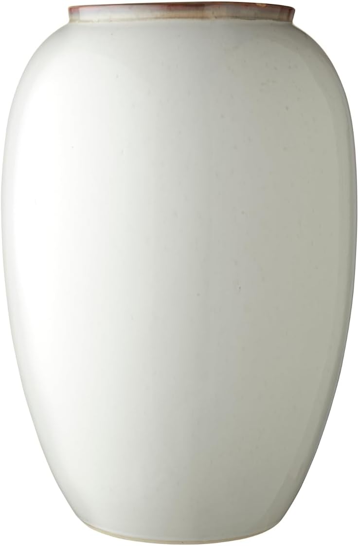 BITZ - Vase/Blumenvase - Stoneware - Cream - (HxD) 50 x 30cm 50 cm - dia. 30 cm Creme, 50 cm - dia.