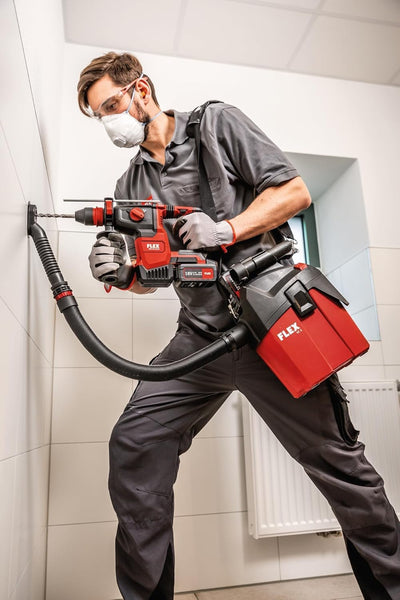 Flex Akku Kompakt Sauger VC 6 L MC 18.0 (Akkusauger 18V, 1400 l/min, Behälter 6 l, mit Zubehör, ohne