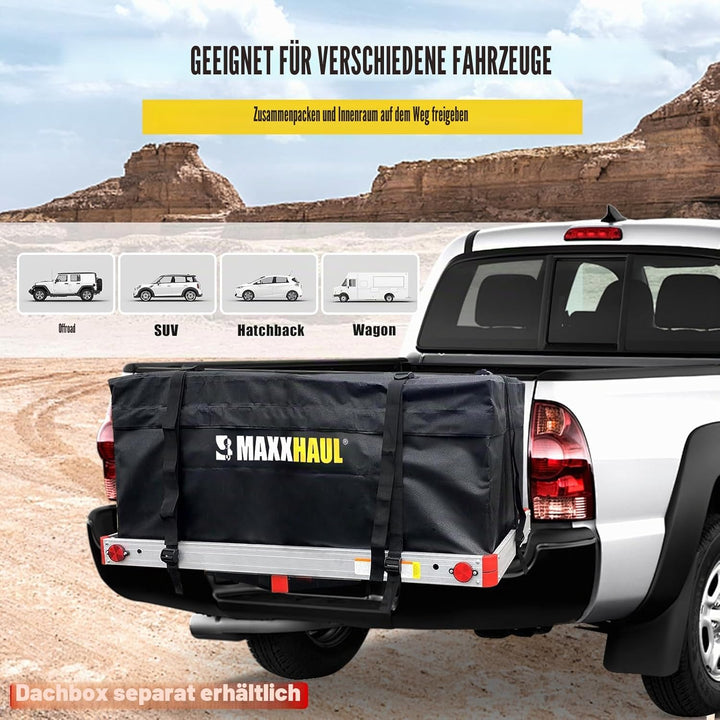 MAXXHAUL 70209 Softshell-Gepäckträger für Anhängerkupplung, strapazierfähig und wasserabweisend, 119