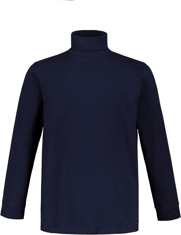 JP 1880 Herren grosse Grössen Übergrössen Menswear L-8XL Rollkragen-Shirt, Basic, Jersey, Lange Ärme