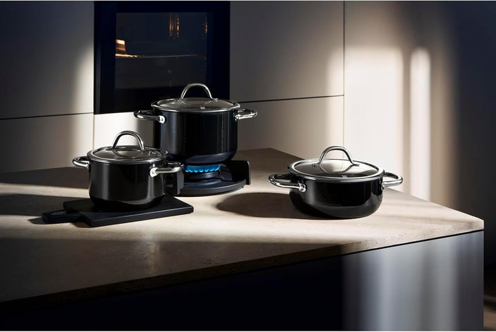 WMF Fusiontec Inspire Stielkasserolle, 16 cm ohne Deckel, kleiner Topf 1,3l, Kochtopf klein, Nudelto