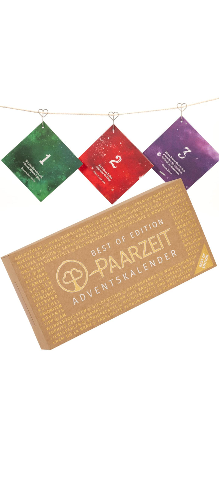 Paarzeit Adventskalender 2025 für Paare – 24 Erlebnisse für echte Verbundenheit, Geschenk für Erwach