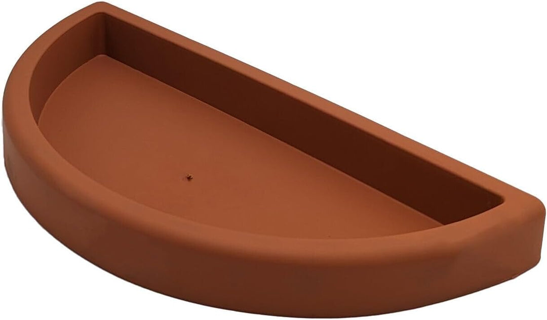 Bama 30900 Topf mit Untersetzer, terrakotta, 27x52x49 cm Terracotta, Terracotta