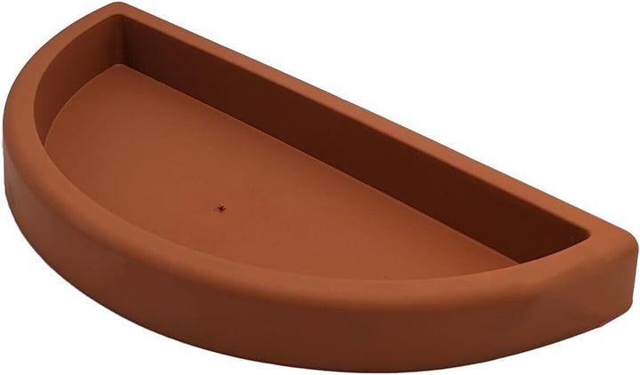 Bama 30900 Topf mit Untersetzer, terrakotta, 27x52x49 cm Terracotta, Terracotta