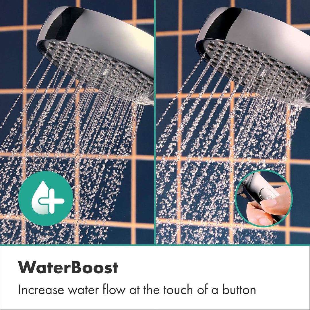hansgrohe Activera Select S - wassersparender Duschkopf max. 6 l/min (EcoSmart+) mit WaterBoost-Funk