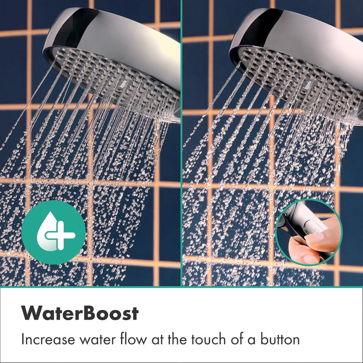 hansgrohe Activera Select S - wassersparender Duschkopf max. 6 l/min (EcoSmart+) mit WaterBoost-Funk