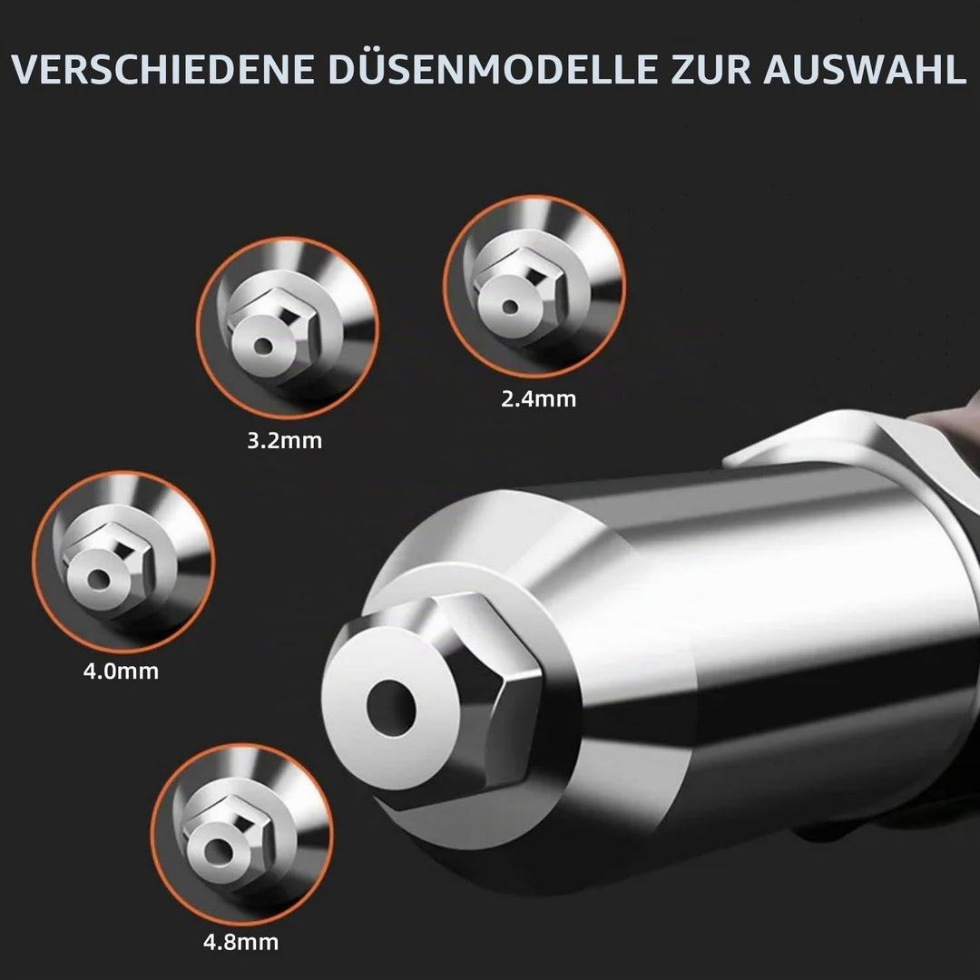 Rivet Gun Adapter with Removable Plastic Handle, Electric Rivet Gun Head, Cordless Riveting Drill To