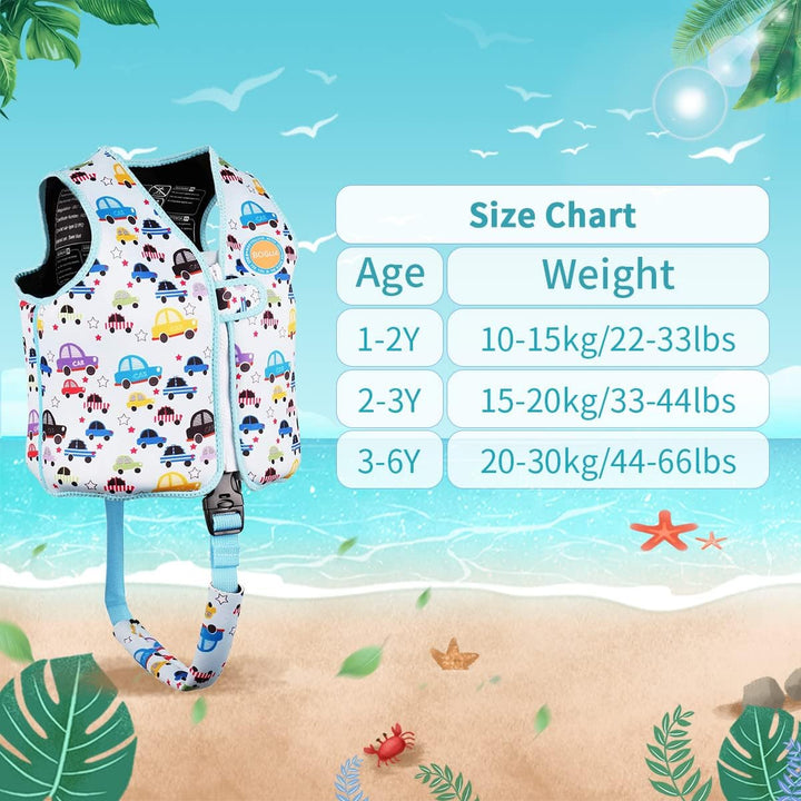 Zeraty Kleinkind Schwimmjacke - Leichte Kinder Schwimmweste - Schwimmhilfe für Kinder - Floating Bad