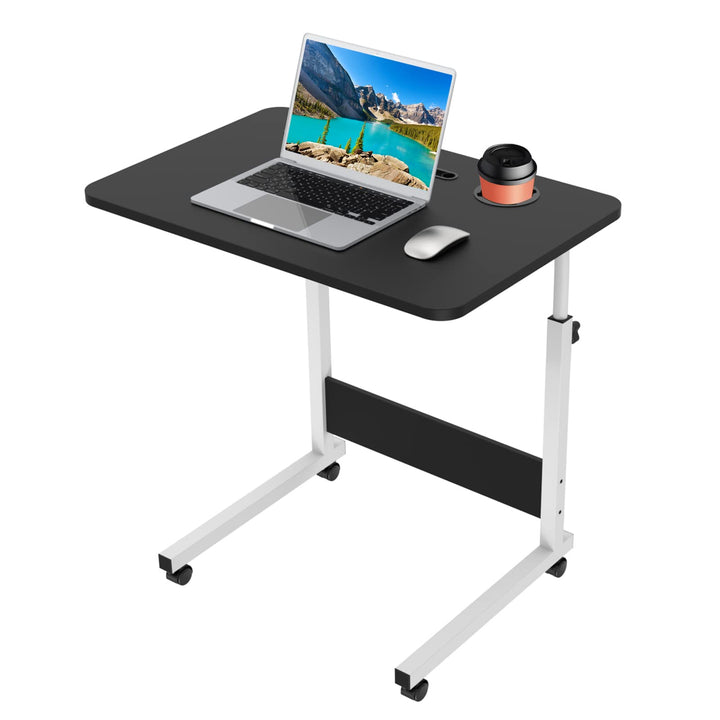 PIPIPOXER 60x40cm Laptoptisch höhenverstellbarer Schreibtisch Computertisch mobiler Laptop Schreibti